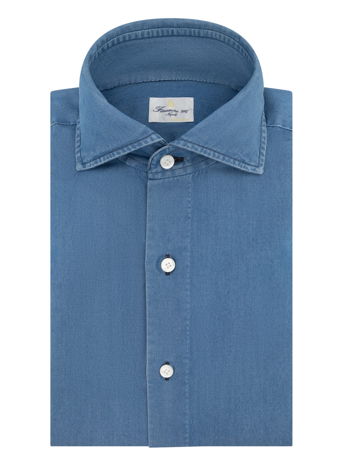 Denim overhemd in katoen | LGHT BLUE DENIM