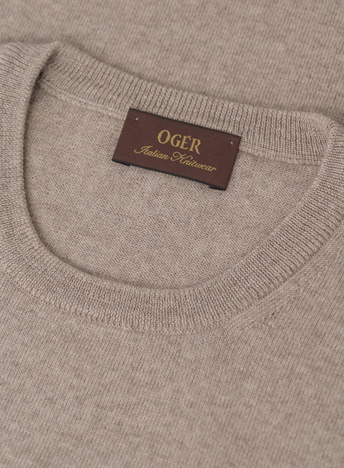 Ronde hals in wol | FULL_WIDTH | L.BEIGE
