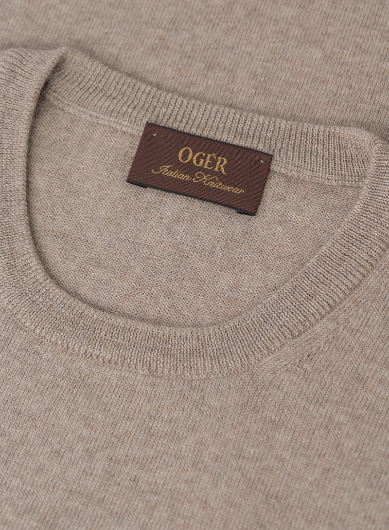 Ronde hals in wol | FULL_WIDTH | L.BEIGE