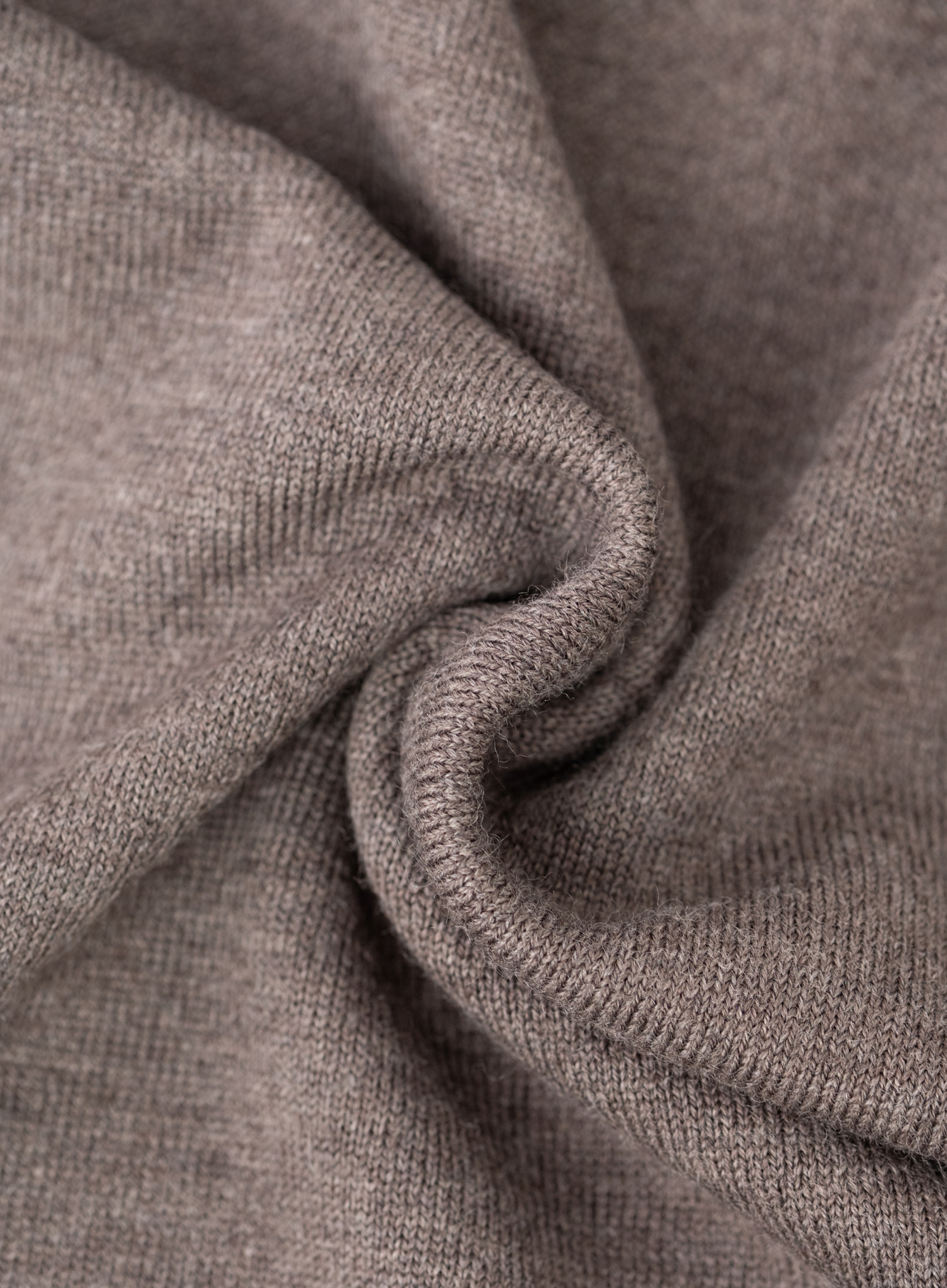 Fijngebreide crewneck van scheerwol | FULL_WIDTH | Beige-Bruin