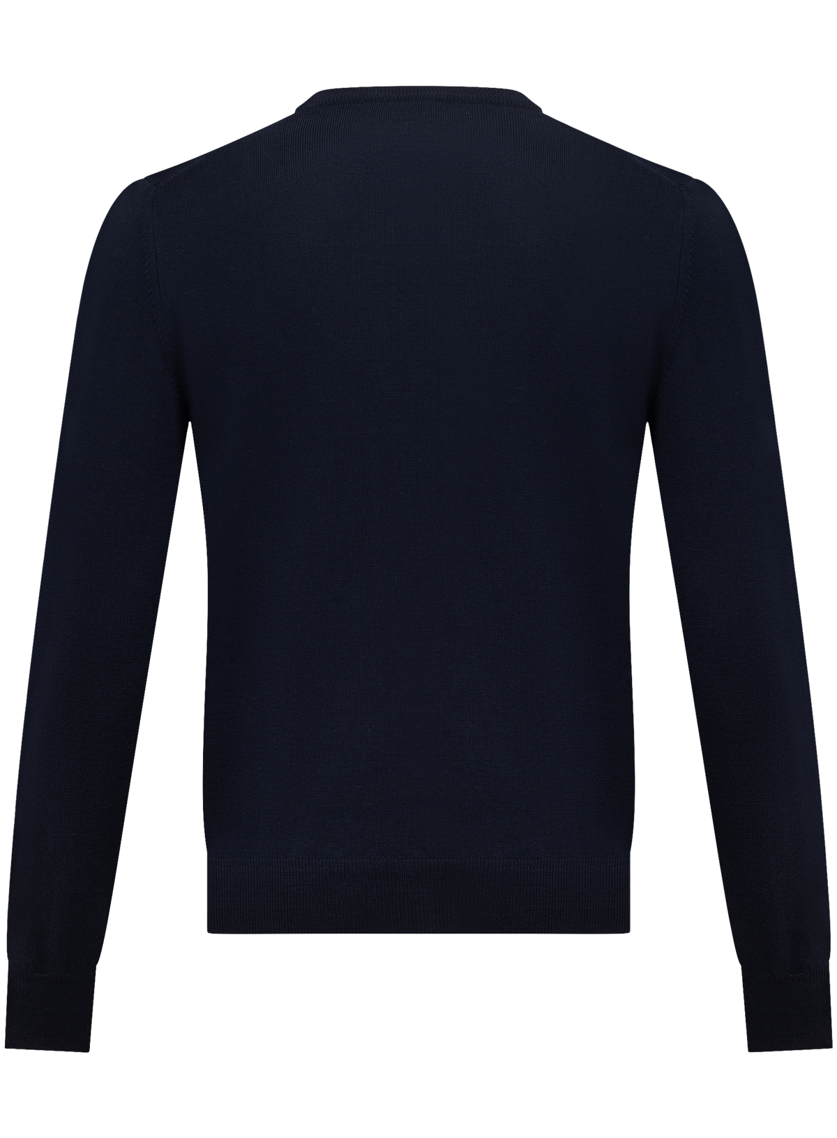 Ronde hals in wol | BLUE NAVY