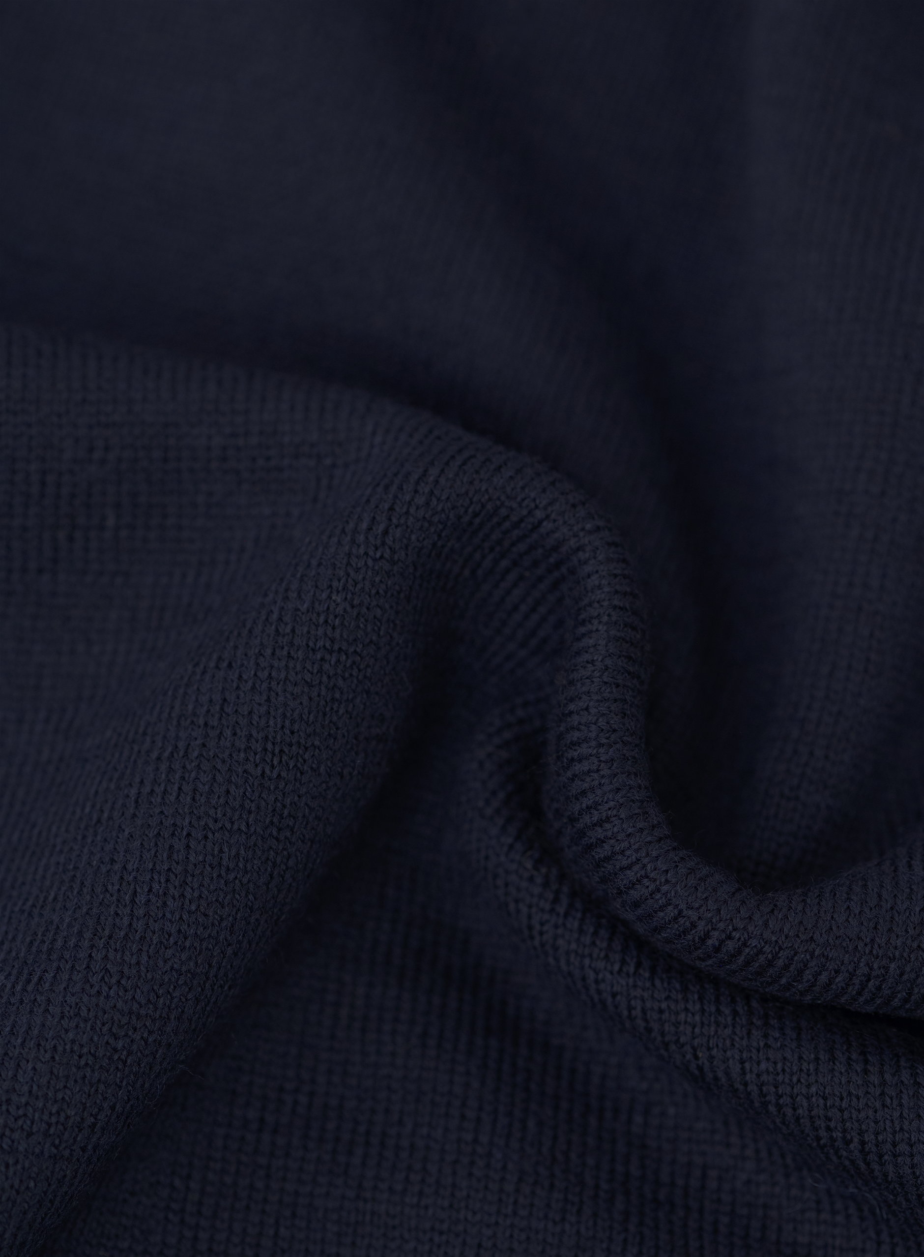 Fijngebreide crewneck van scheerwol | FULL_WIDTH | BLUE NAVY