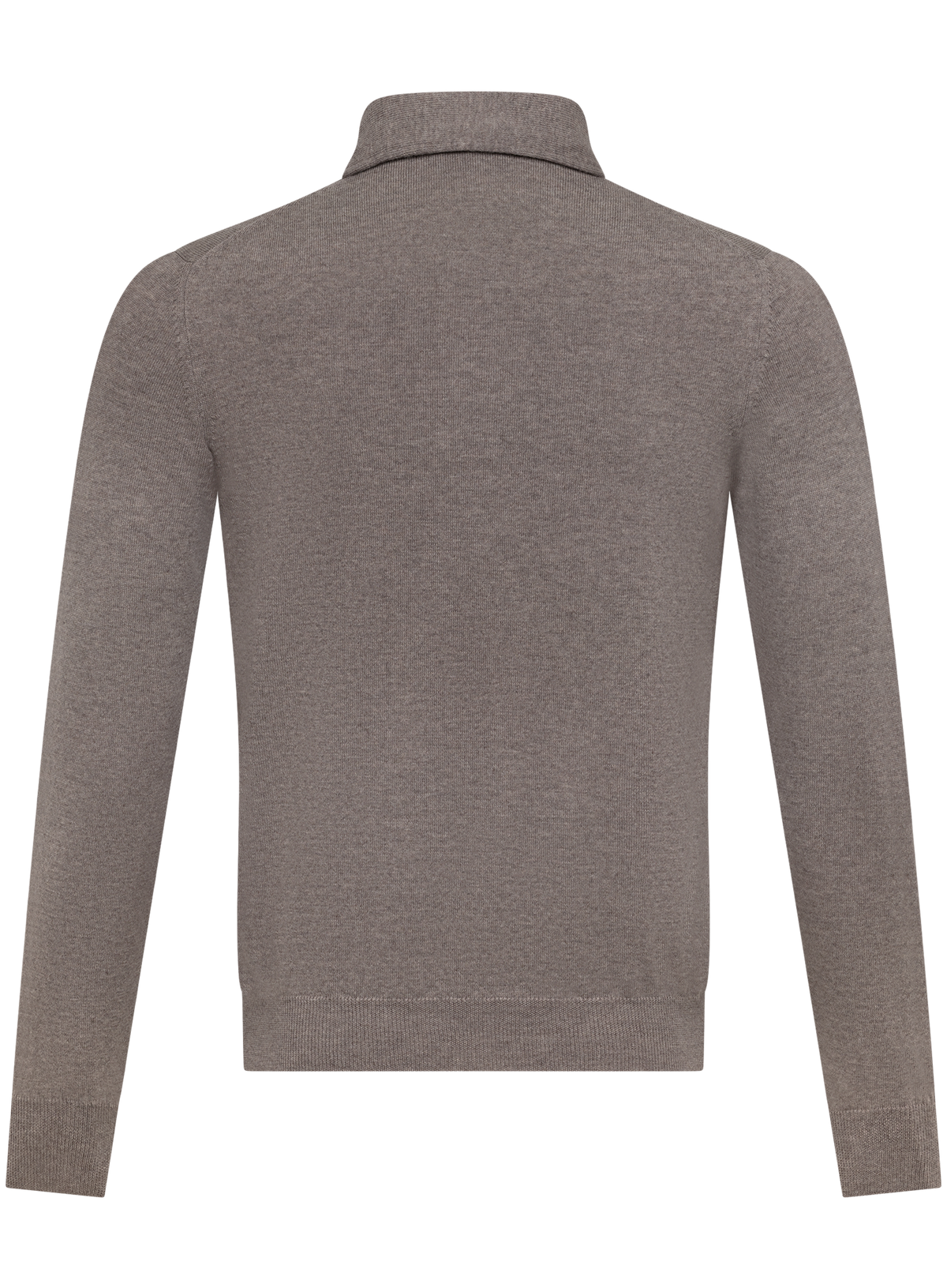 Polo in wol | Beige-Bruin