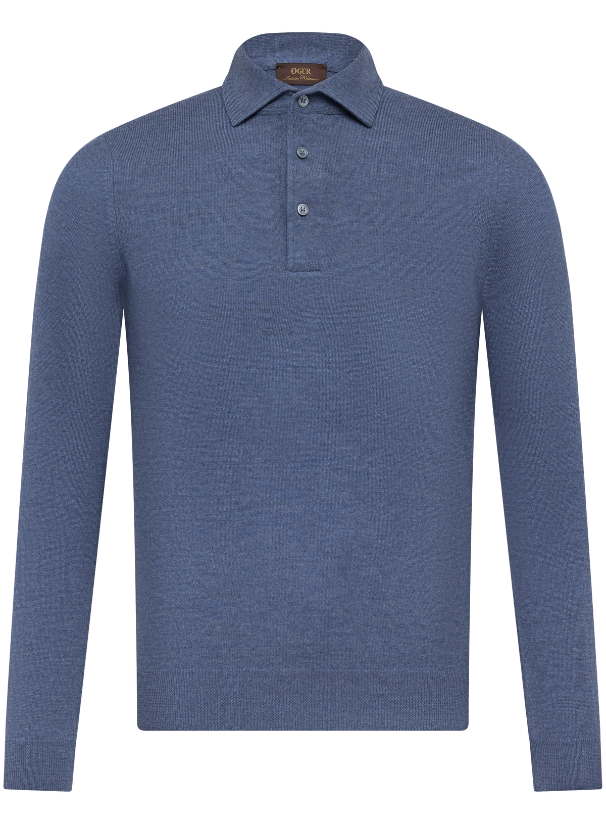 Polo in wol | JEANS BLAUW