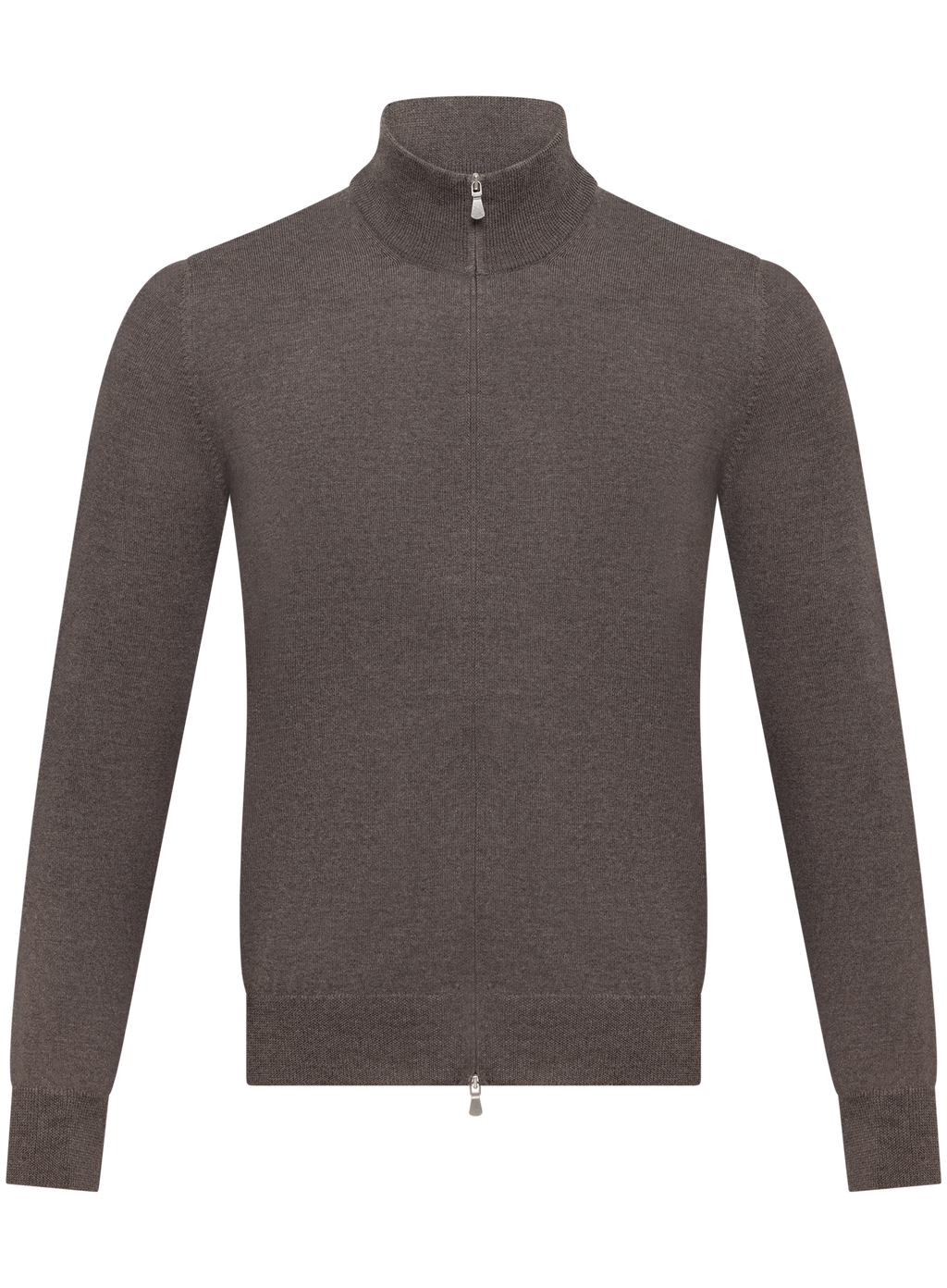 Ritsvest in wol | Beige-Bruin