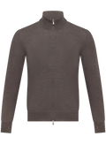 Ritsvest in wol | Beige-Bruin