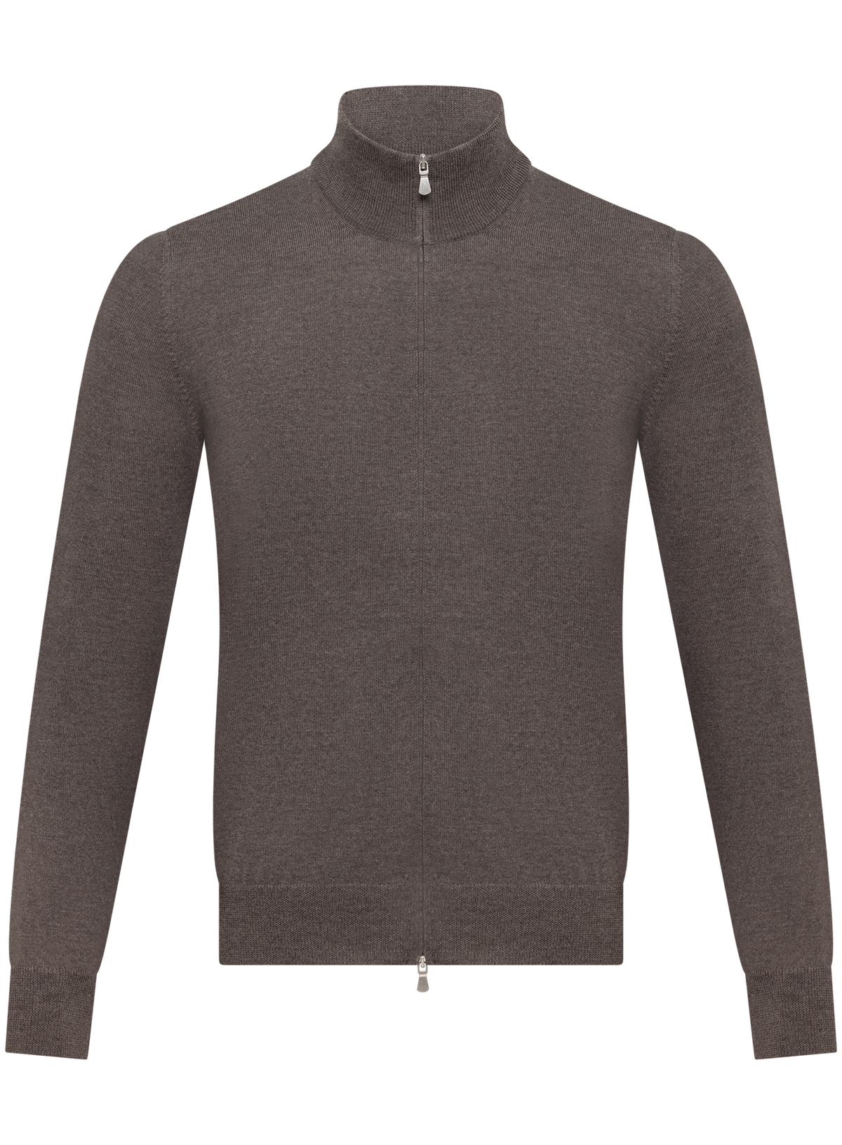 Ritsvest in wol | Beige-Bruin