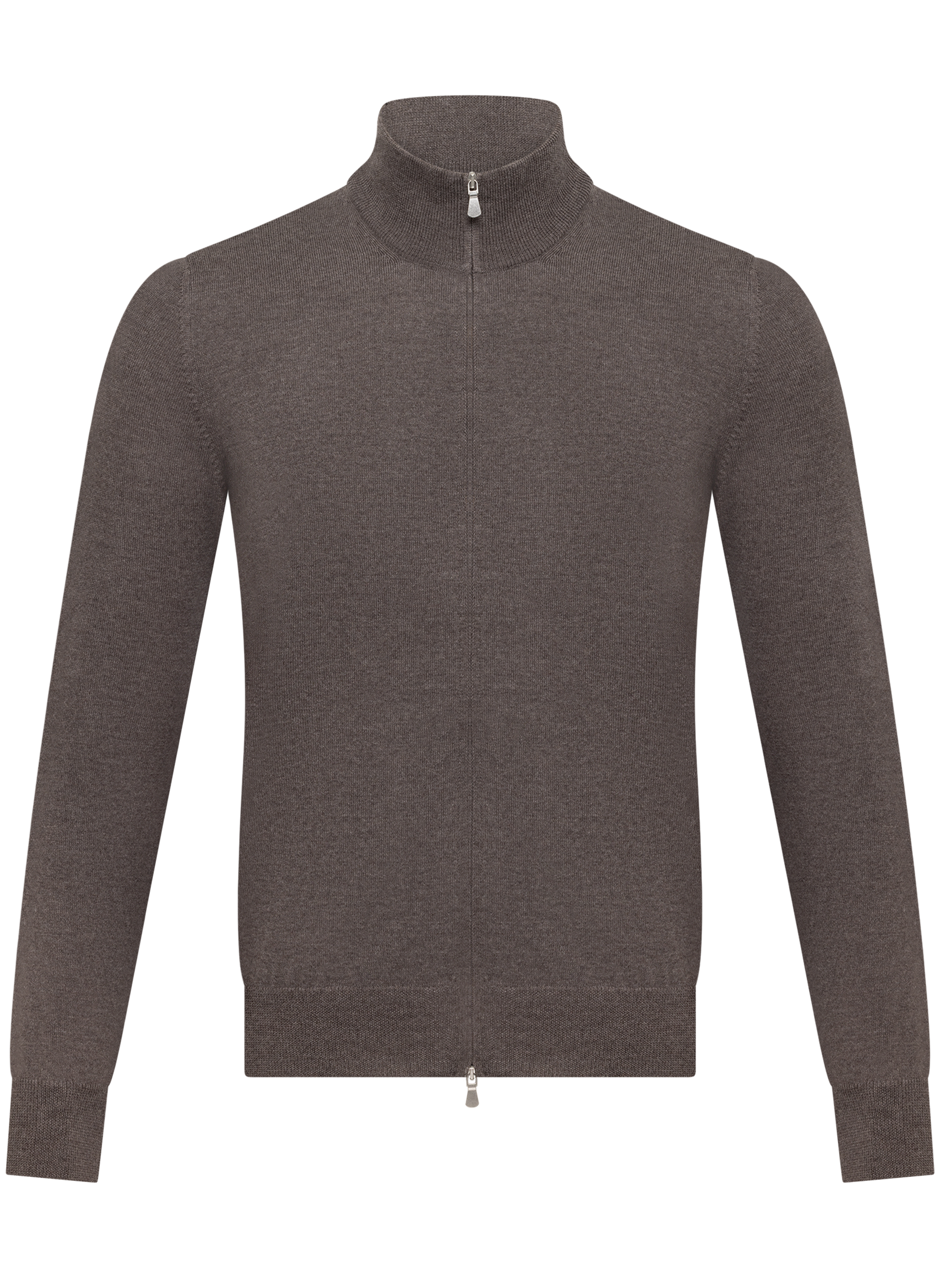 Ritsvest in wol | Beige-Bruin