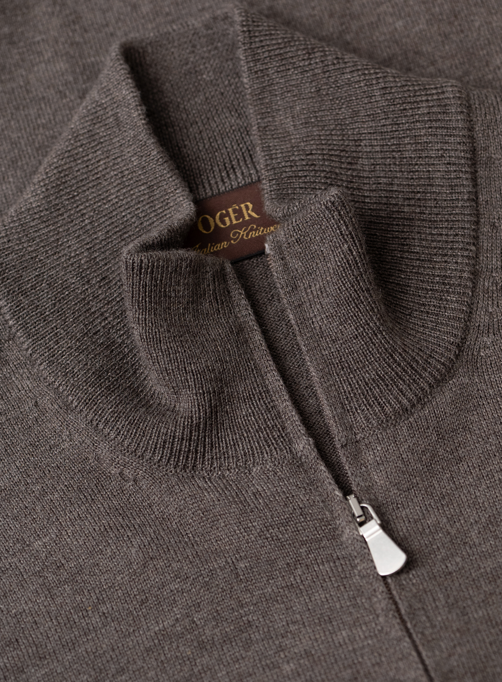 Ritsvest in wol | FULL_WIDTH | Beige-Bruin