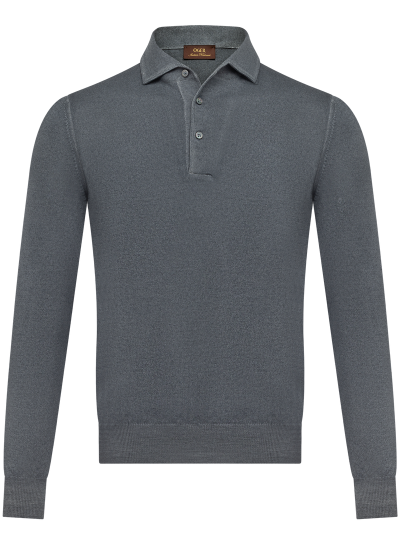 Polo in wol | Groen