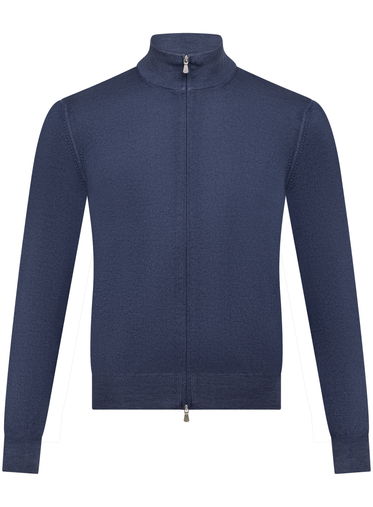 Ritsvest in wol | JEANS BLAUW