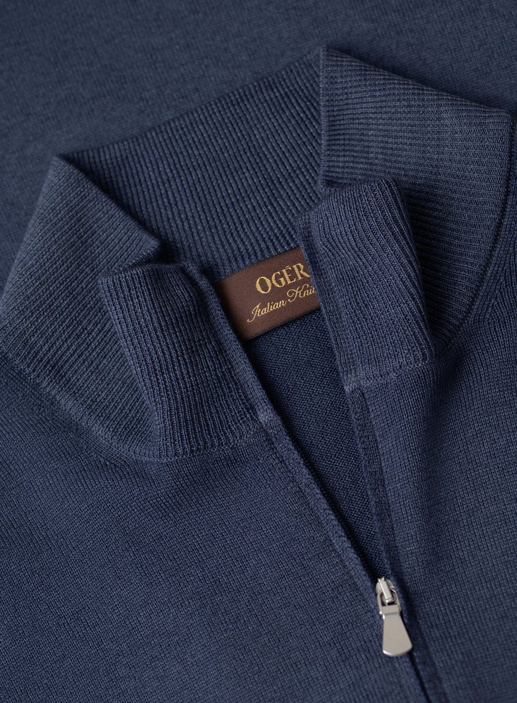 Ritsvest in wol | FULL_WIDTH | JEANS BLAUW