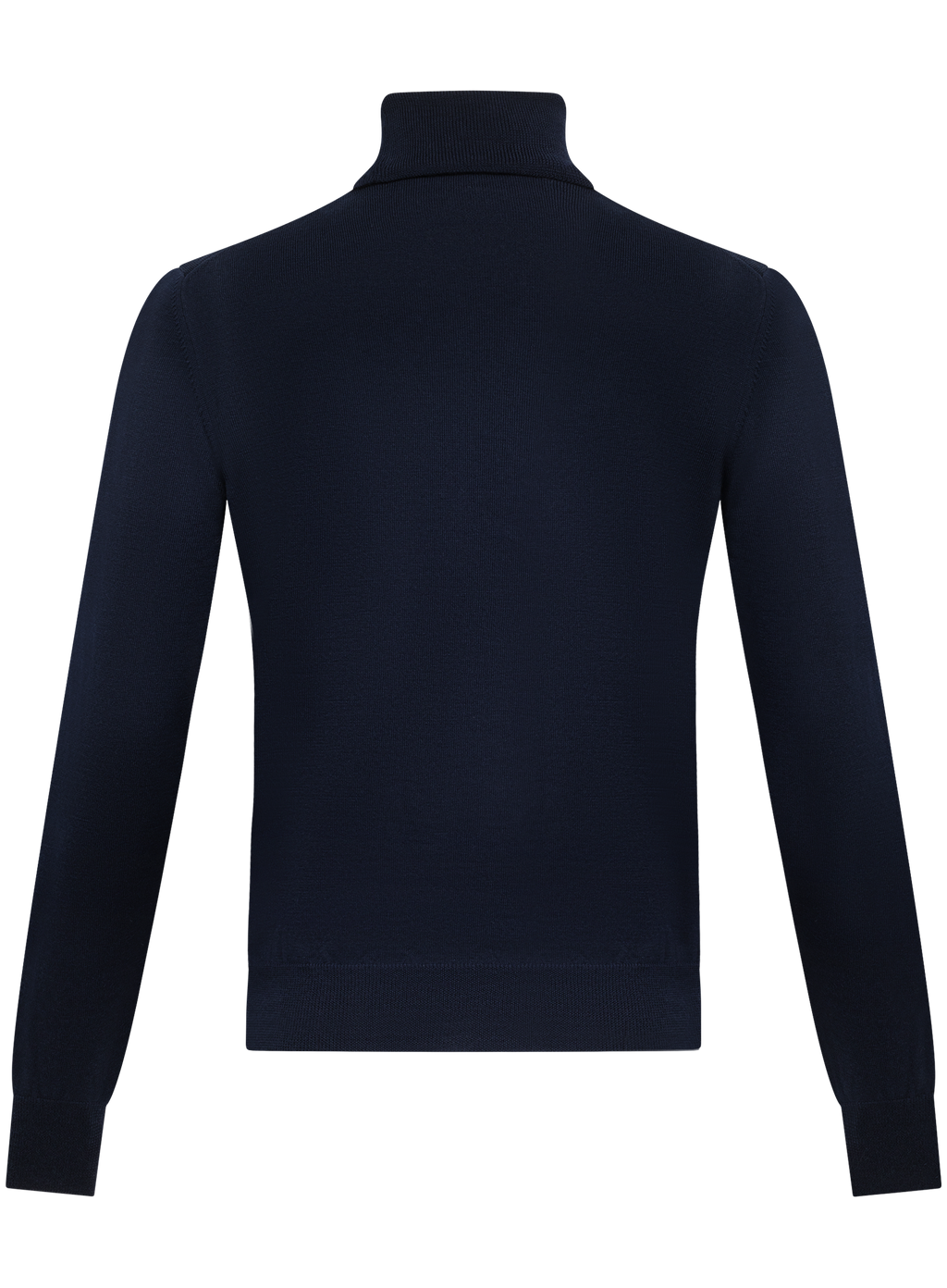 Fijngebreide coltrui van pure scheerwol | BLUE NAVY