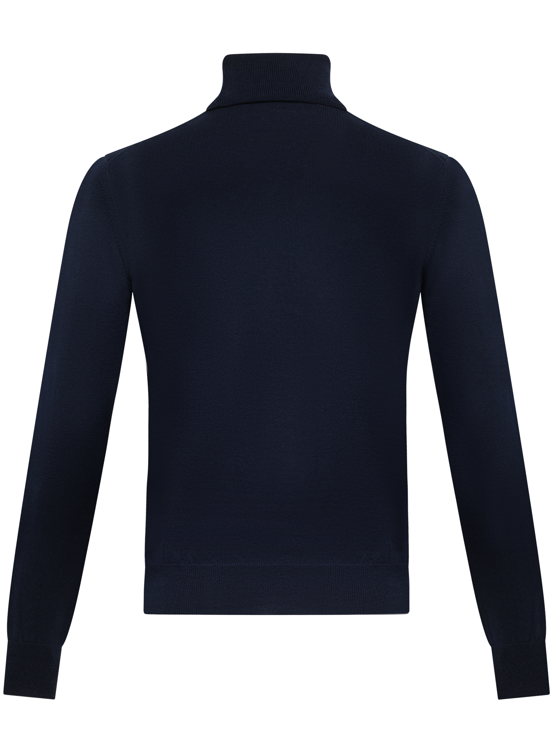 Fijngebreide coltrui van pure scheerwol | BLUE NAVY