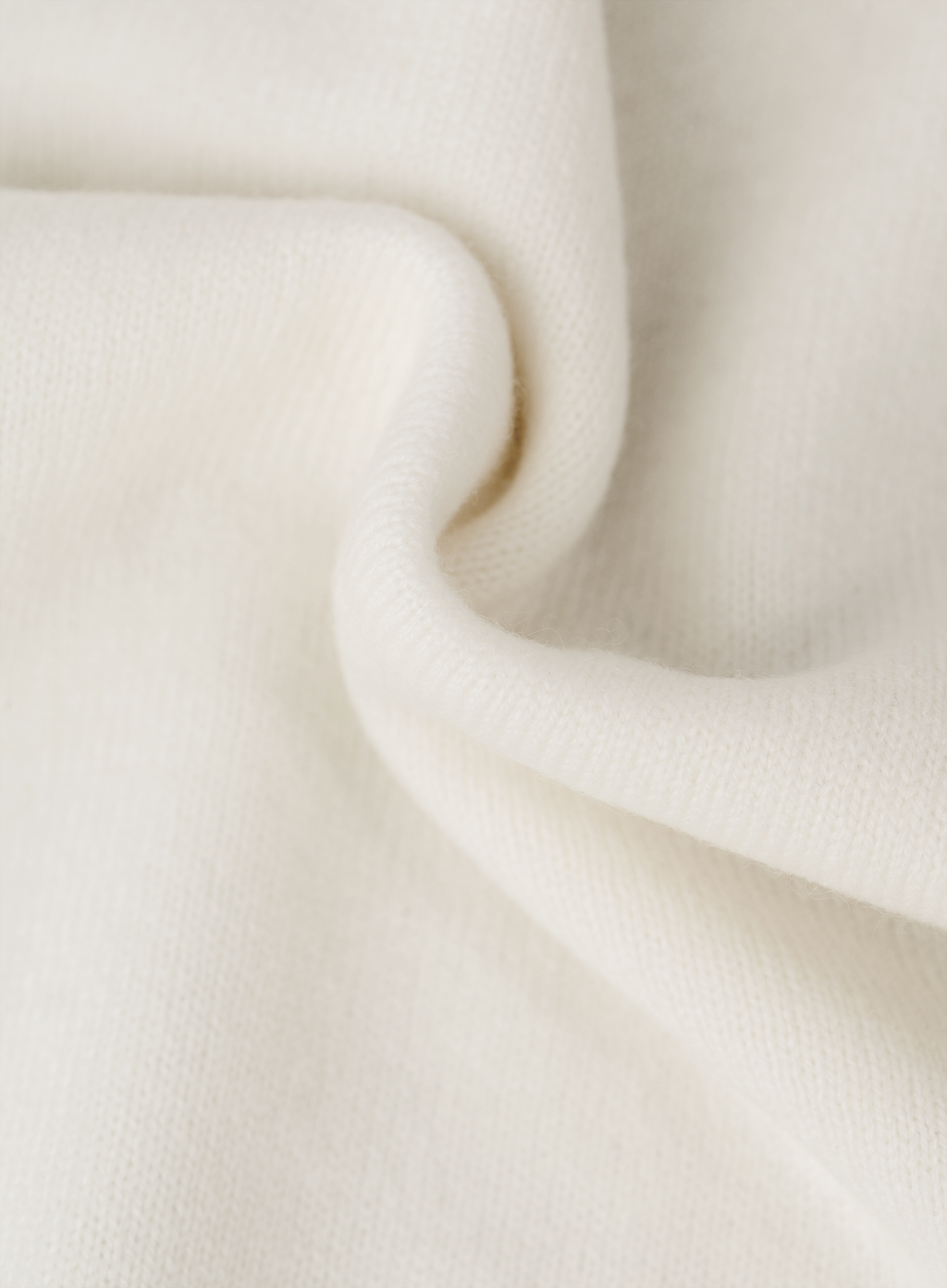 Half-zip trui in wol cashmere | FULL_WIDTH | Wit