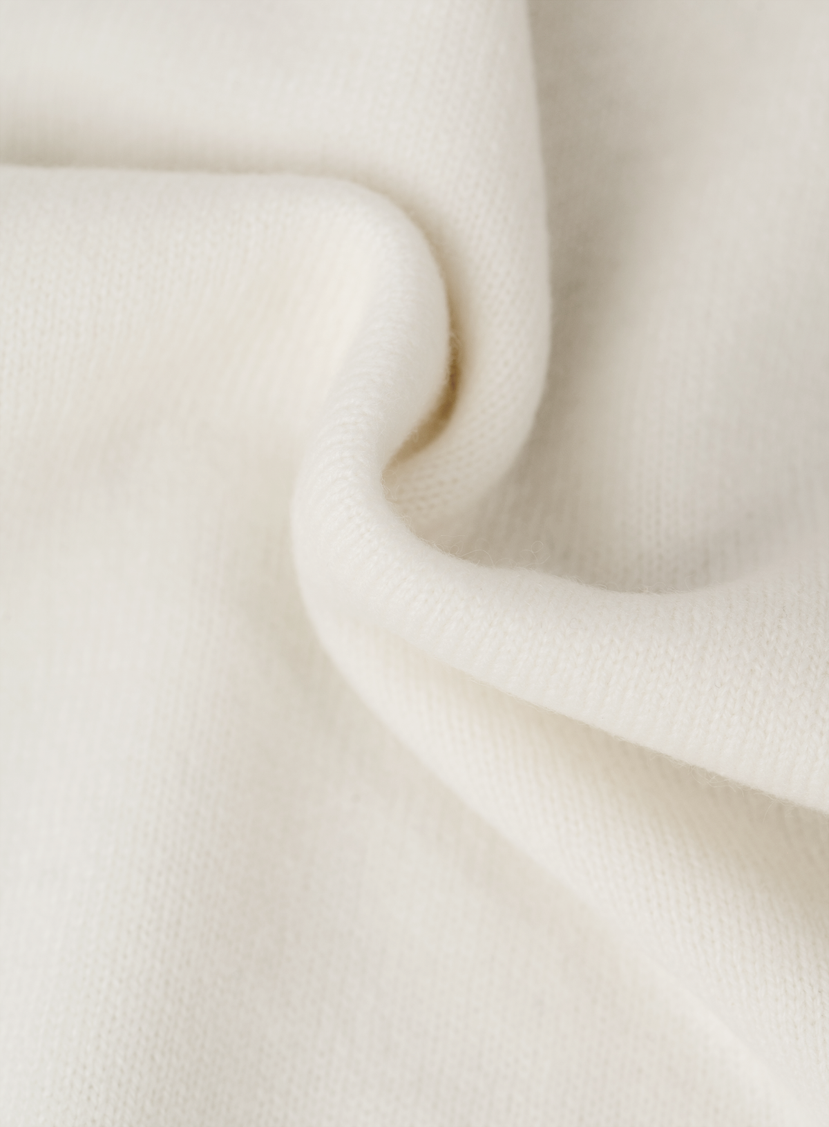 Half-zip trui in wol cashmere | FULL_WIDTH | Wit