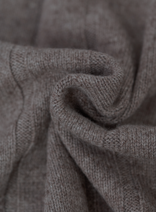 Wool and cashmere polo shirt