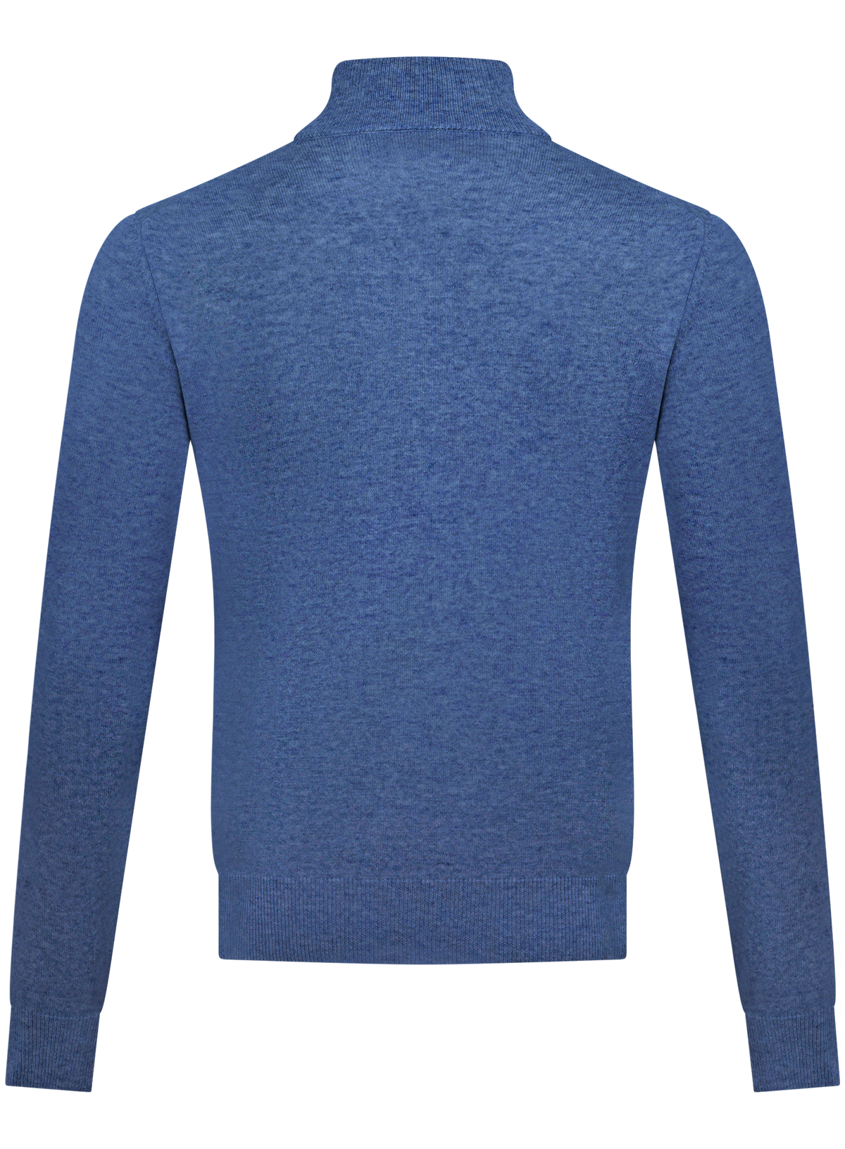 Half-zip trui in wol cashmere | L.Blauw