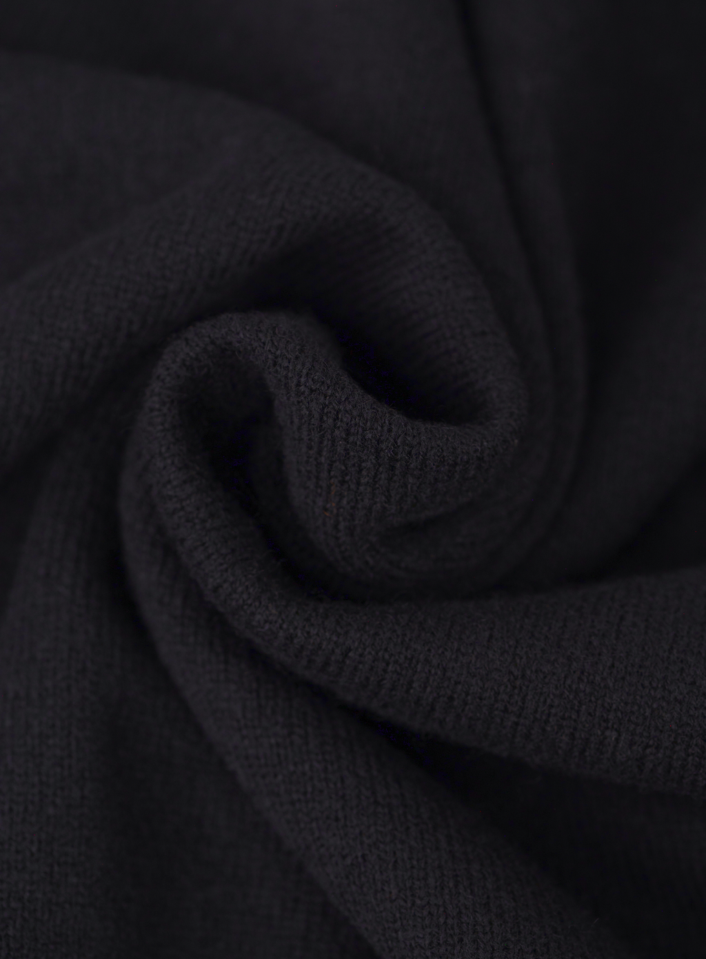 Half-zip trui in wol cashmere | FULL_WIDTH | Zwart