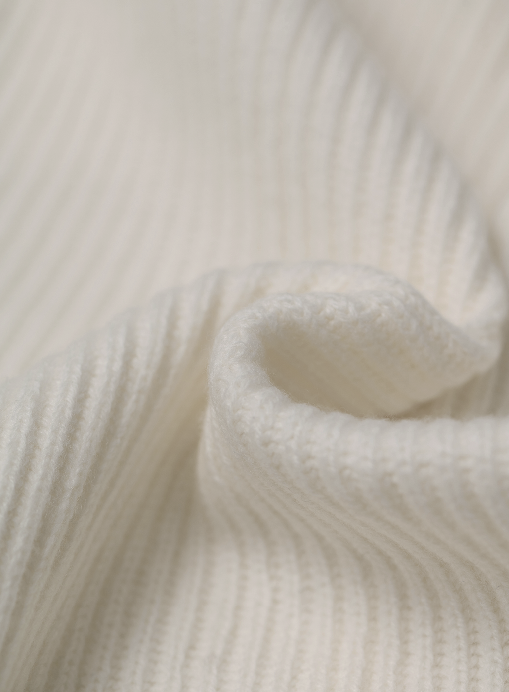 Ritsvest in wol cashmere | FULL_WIDTH | Wit