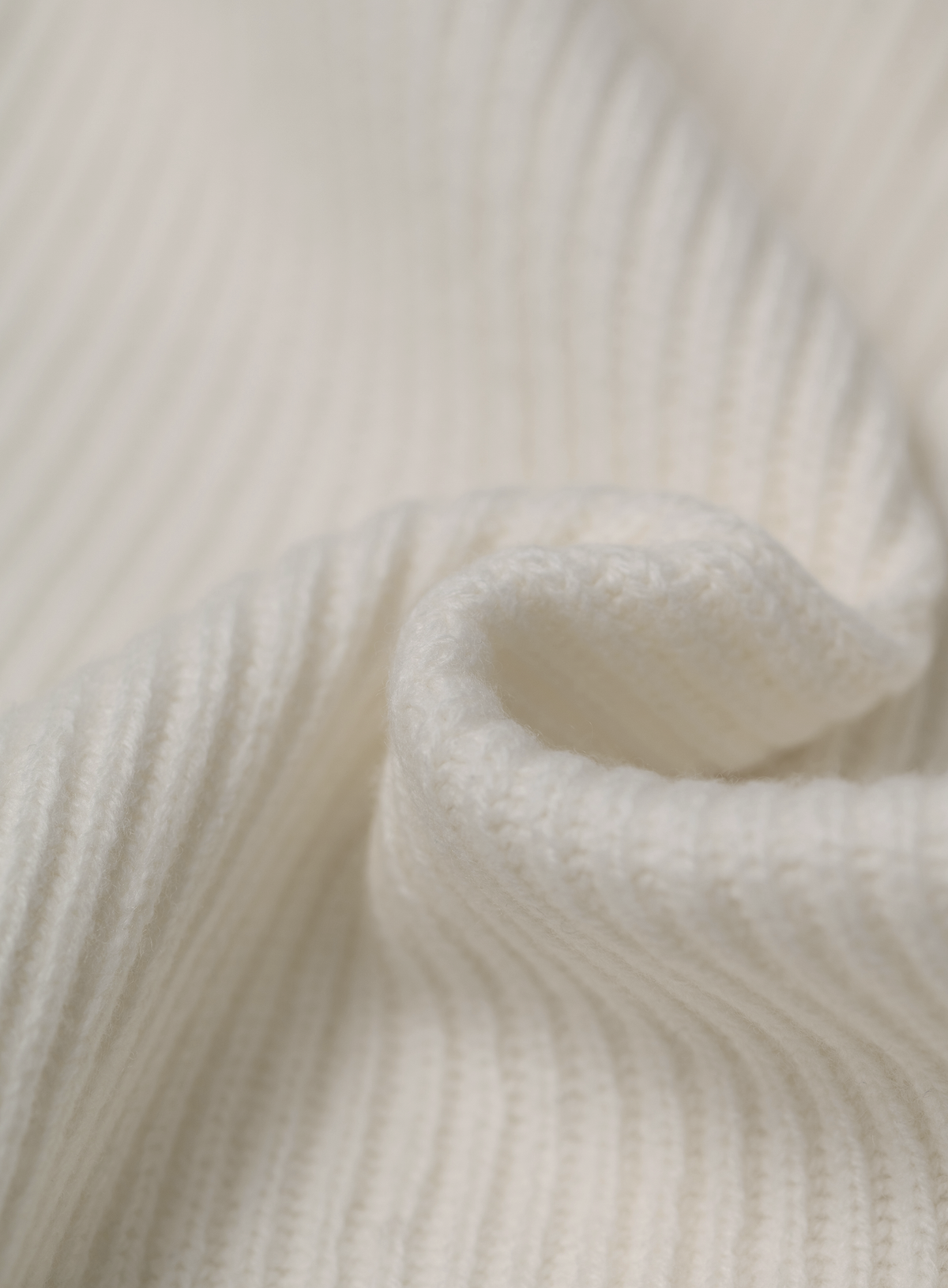Ritsvest in wol cashmere | FULL_WIDTH | Wit