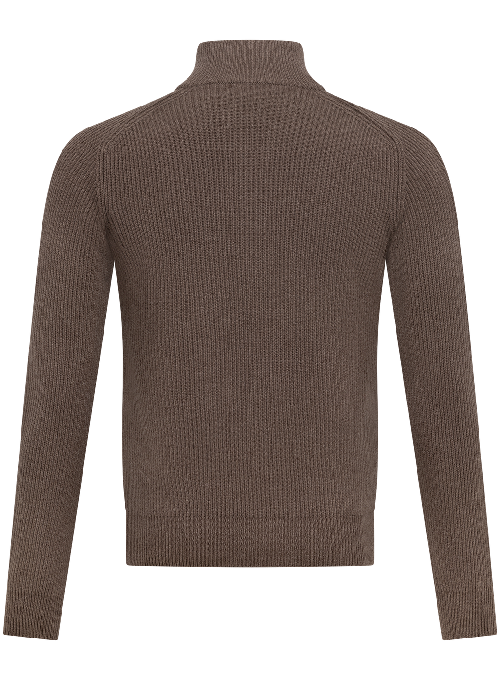Ritsvest in wol cashmere | TAUPE