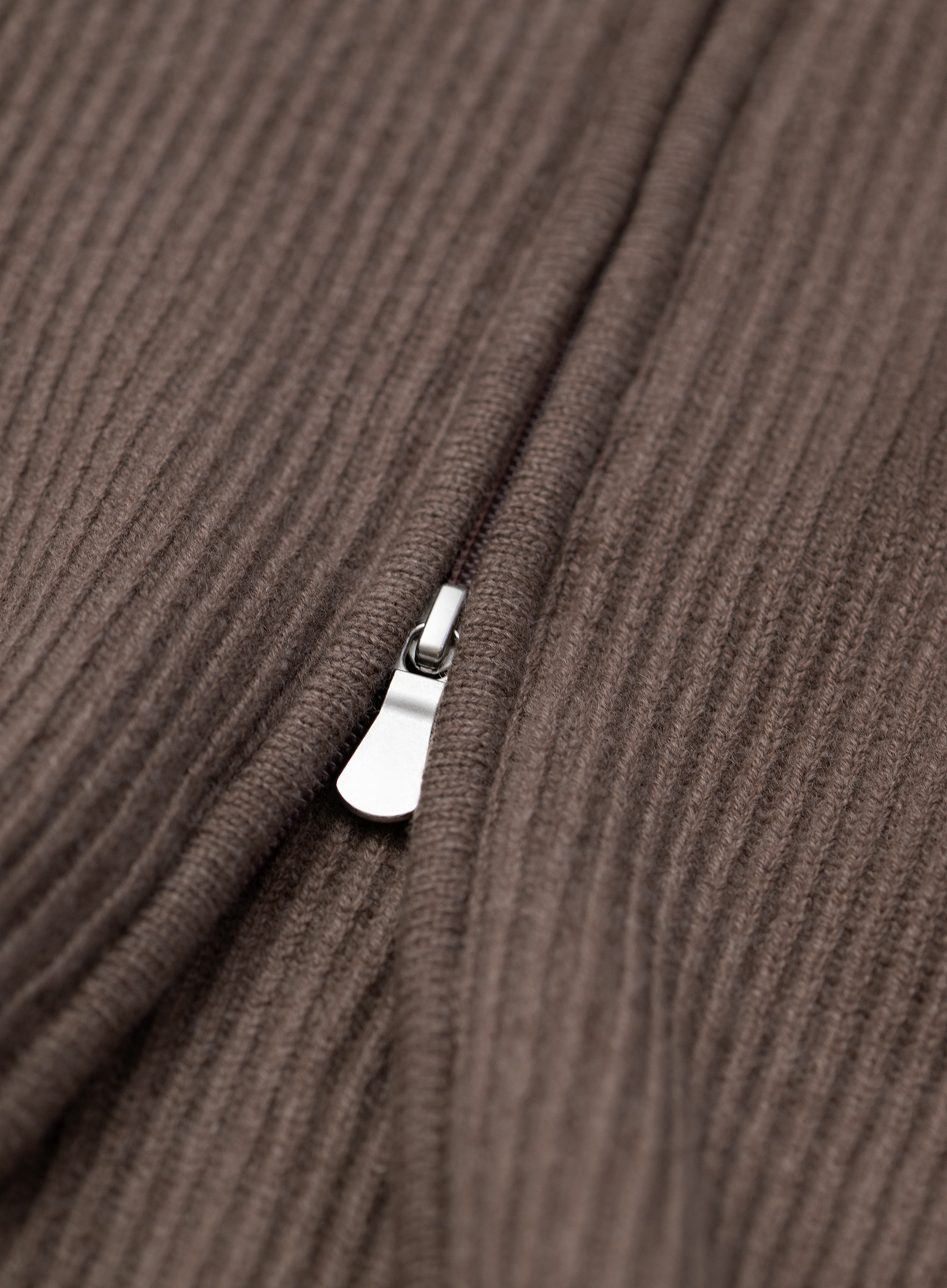 Ritsvest in wol cashmere | FULL_WIDTH | TAUPE