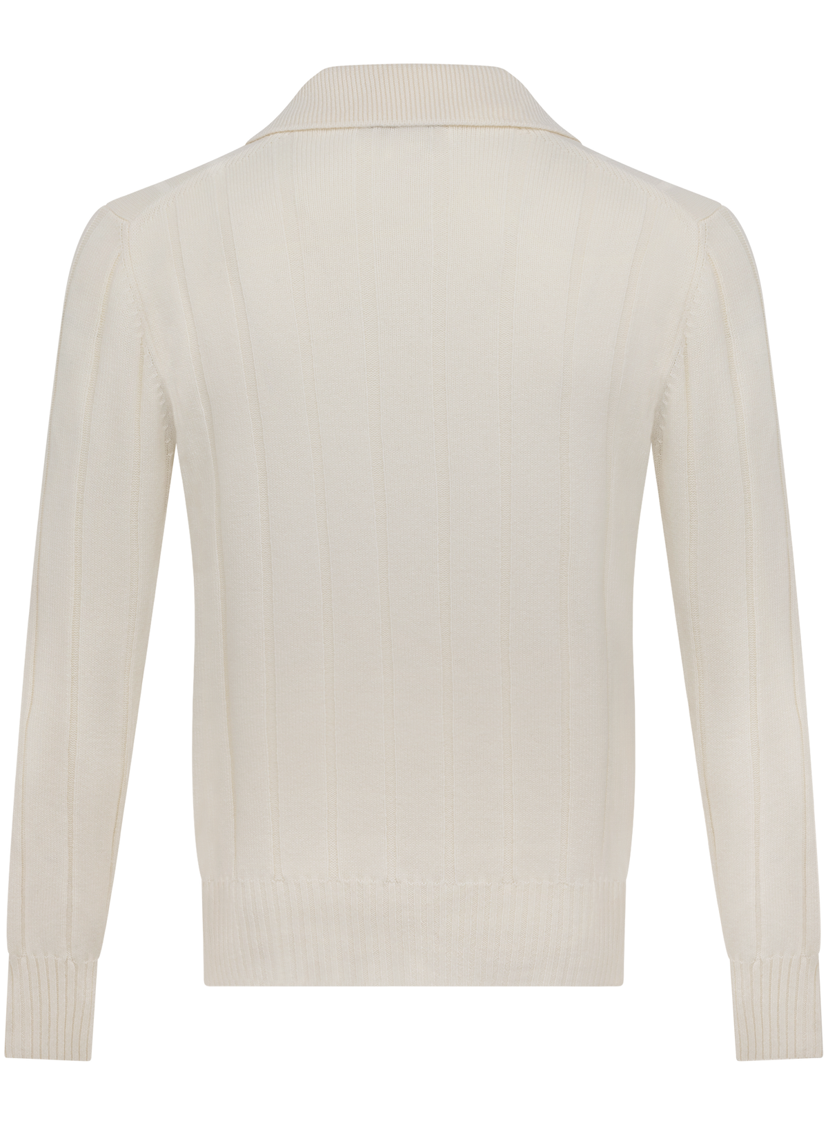 Polo in wol cashmere | Wit