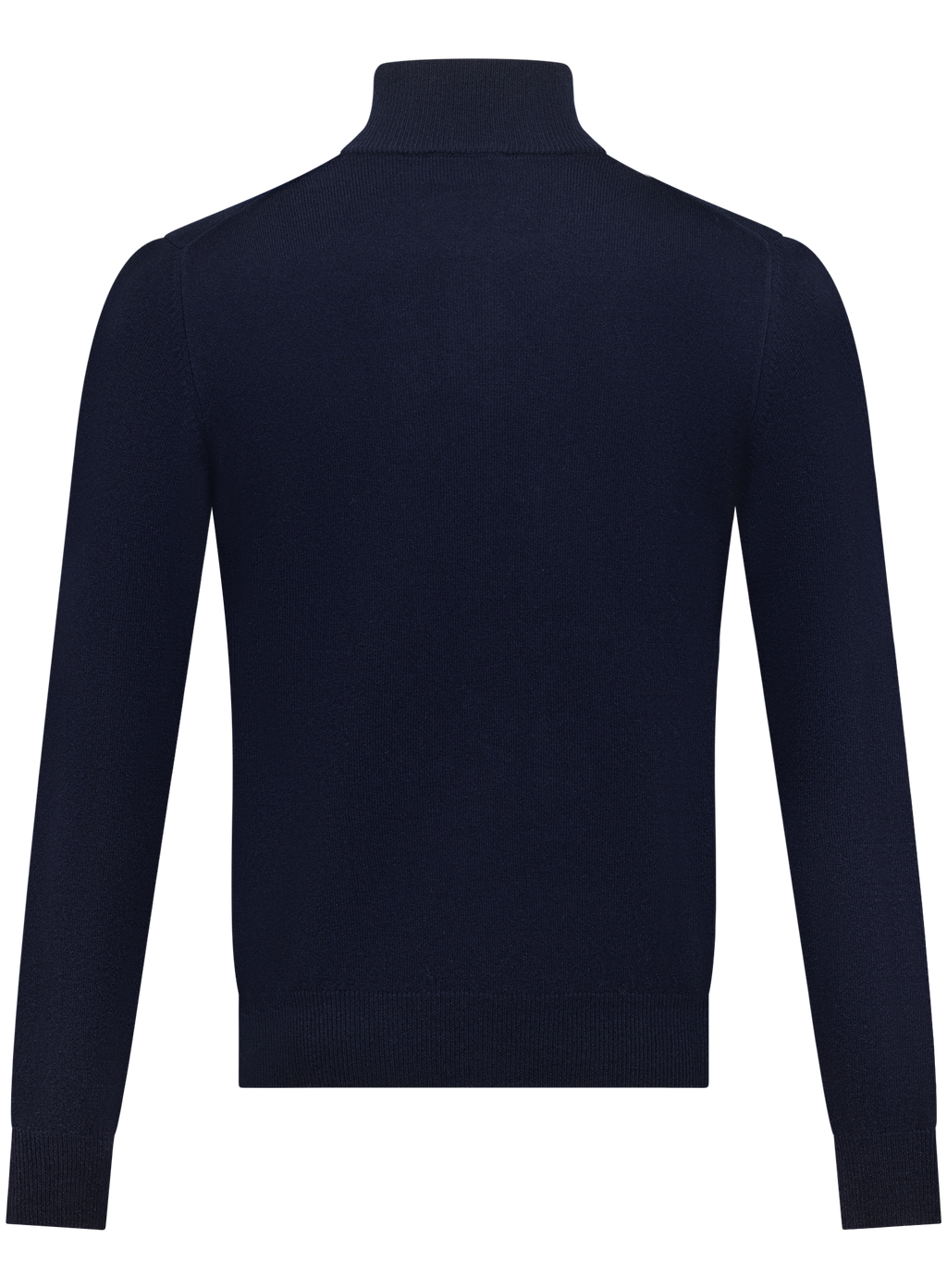Half-zip trui in wol cashmere | BLUE NAVY