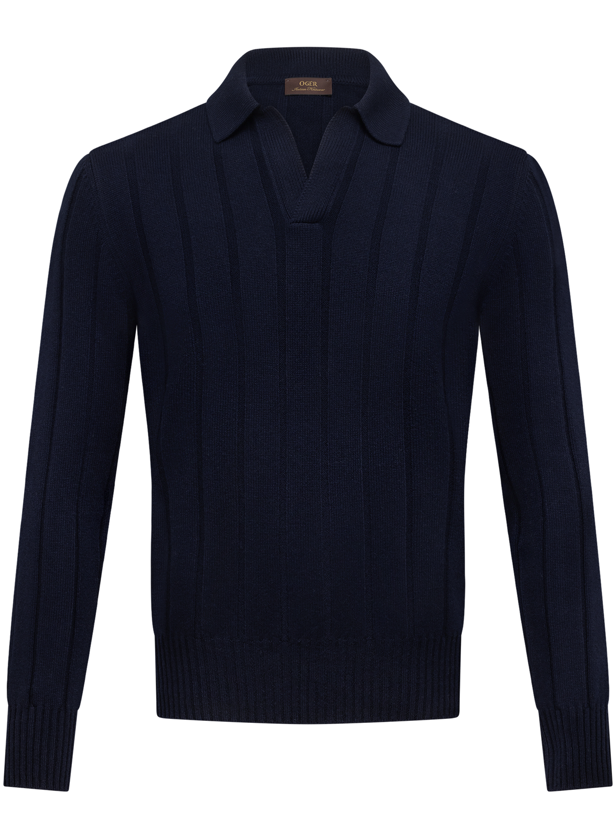 Polo in wol cashmere | BLUE NAVY