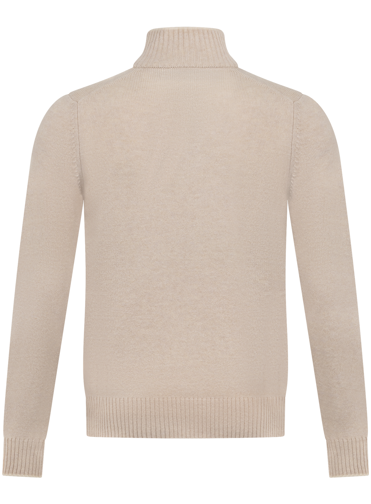 Trui met knoopsluiting in wol | LBEIGE