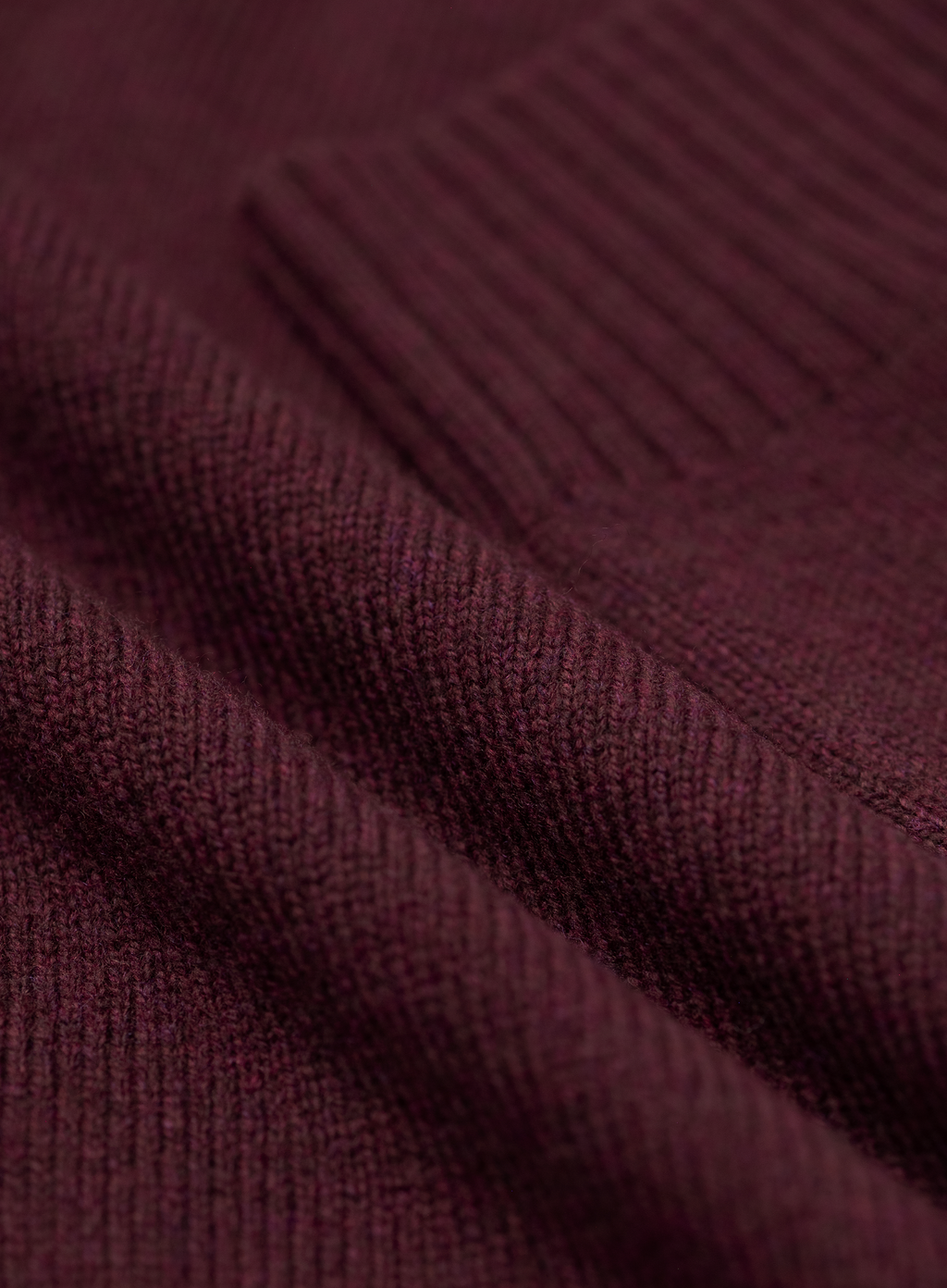 Trui met knoopsluiting in wol | FULL_WIDTH | Bordeaux