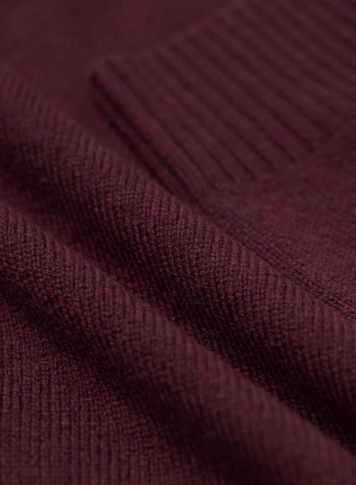 Trui met knoopsluiting in wol | FULL_WIDTH | Bordeaux
