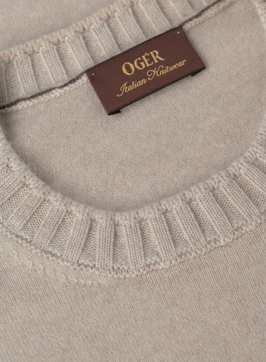 Ronde hals trui van cashmere | FULL_WIDTH | L.BEIGE