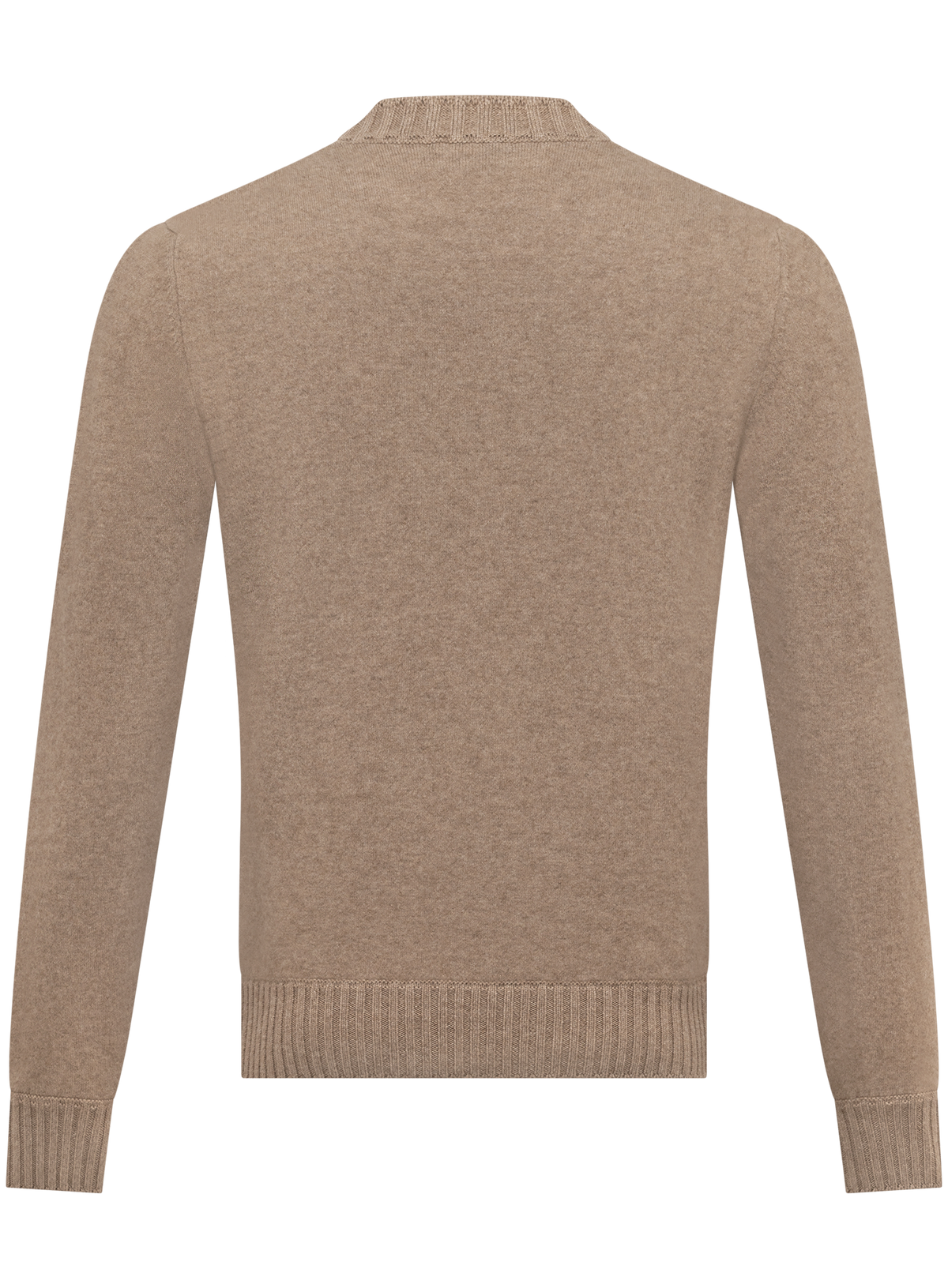 Ronde hals trui van cashmere | Beige-Bruin