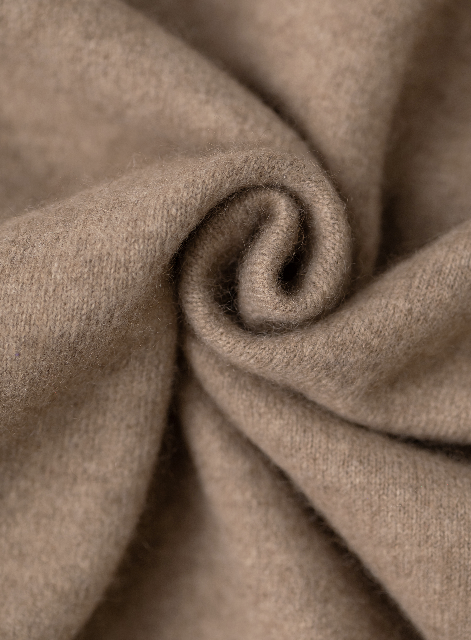 Ronde hals trui van cashmere | FULL_WIDTH | Beige-Bruin