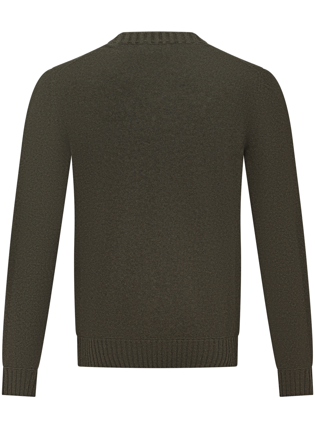 Ronde hals trui van cashmere | Groen