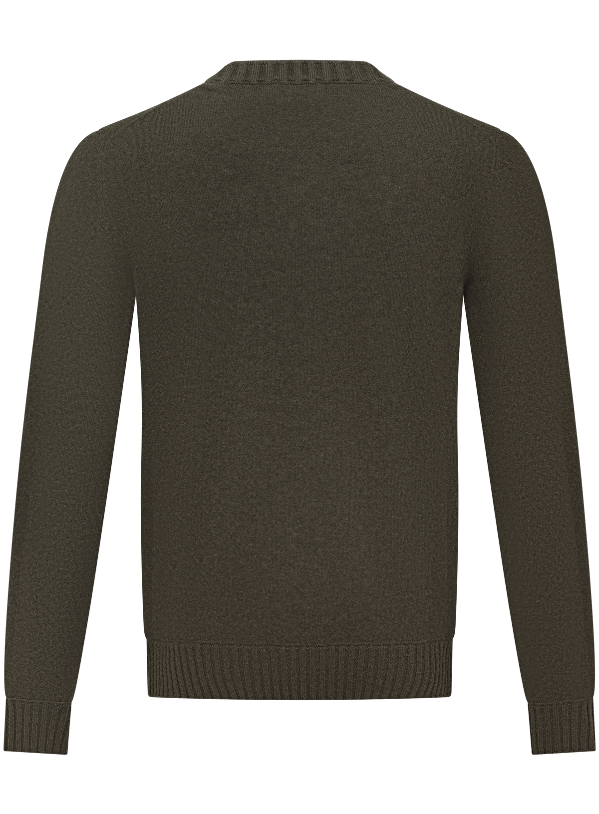 Ronde hals trui van cashmere | Groen