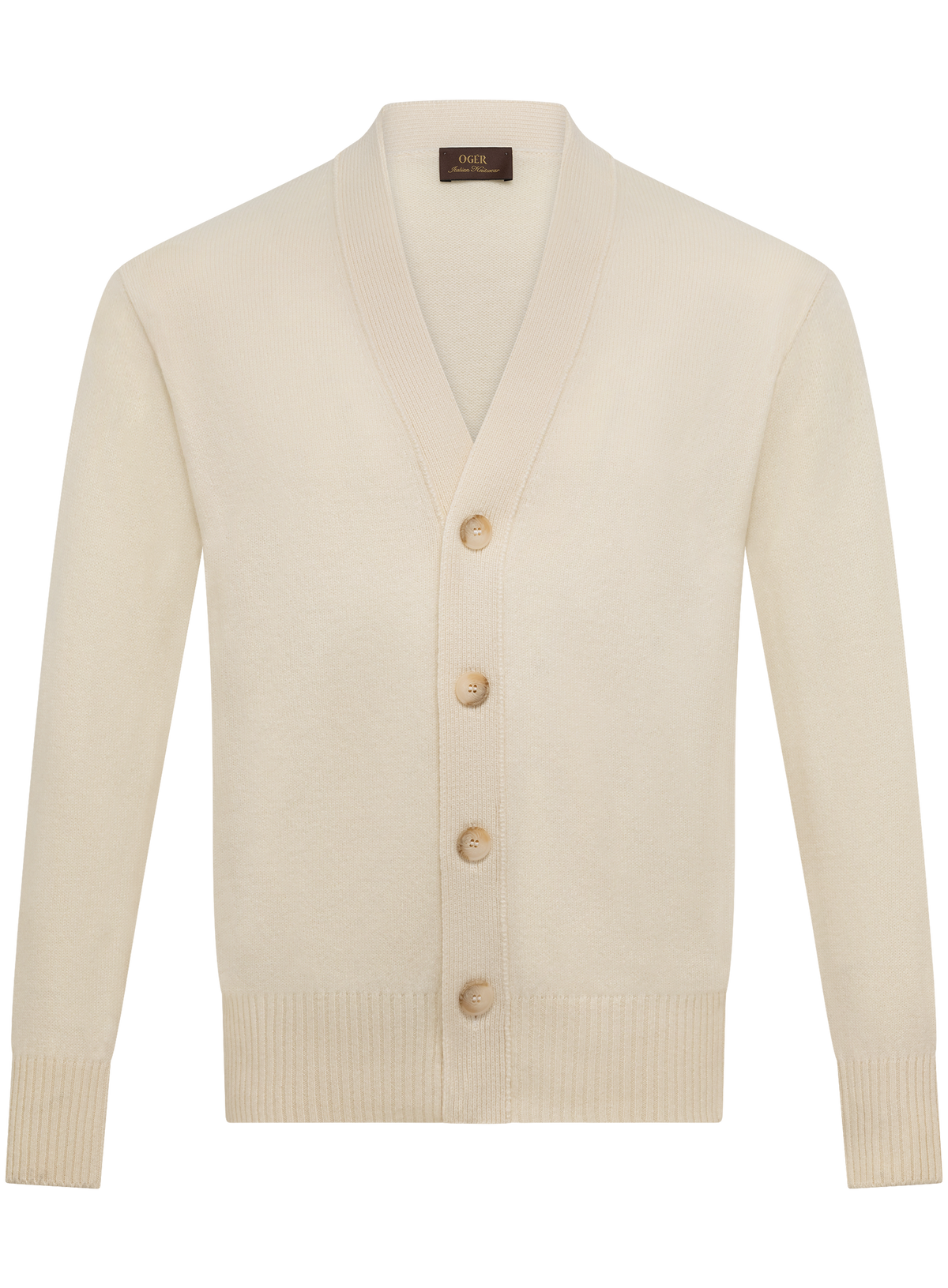 Knoopvest in wol | Wit