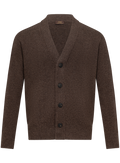 Knoopvest in wol | Bruin