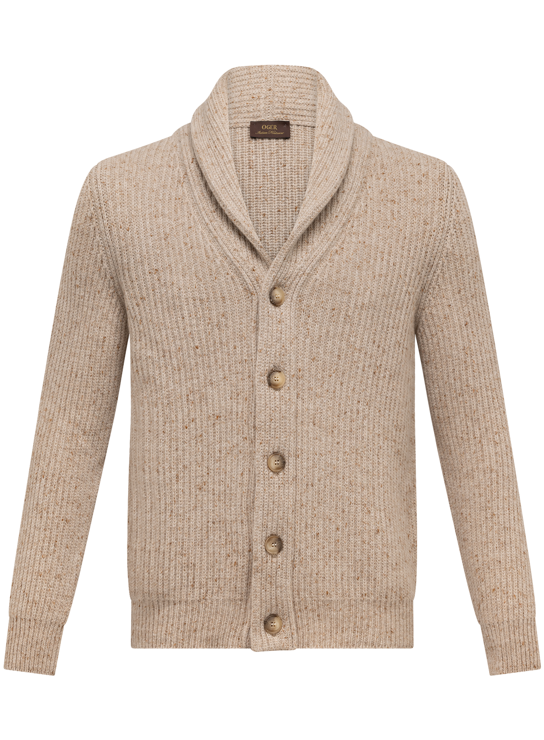 Knoopvest in wol cashmere | ROOM-WIT