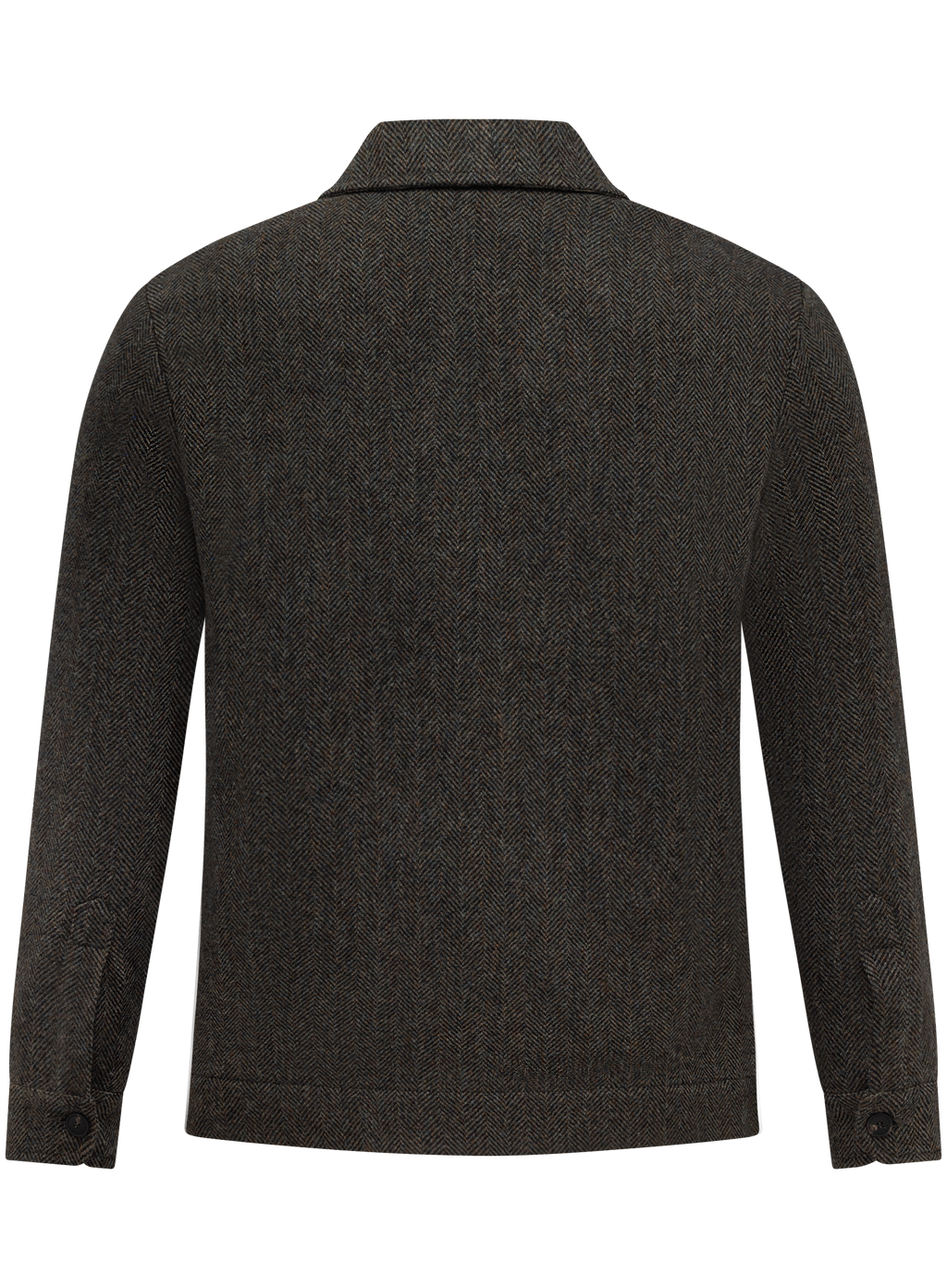 Field jacket in wol | Groen