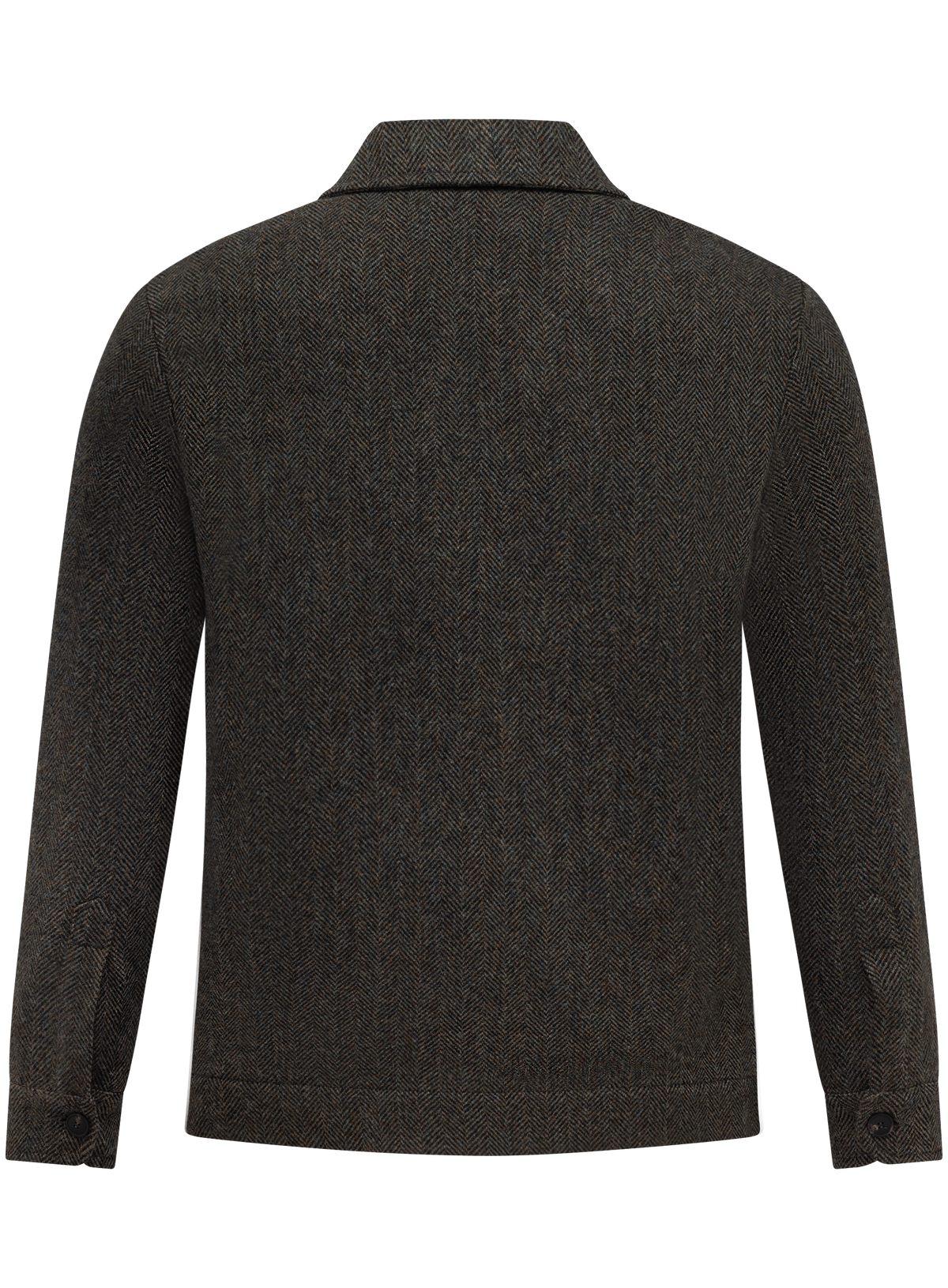 Field jacket in wol | Groen