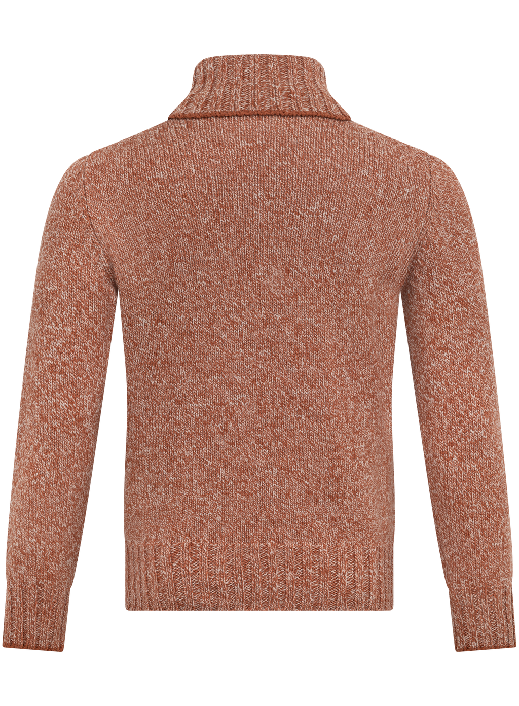 Gemêleerde coltrui van scheerwol | Oranje