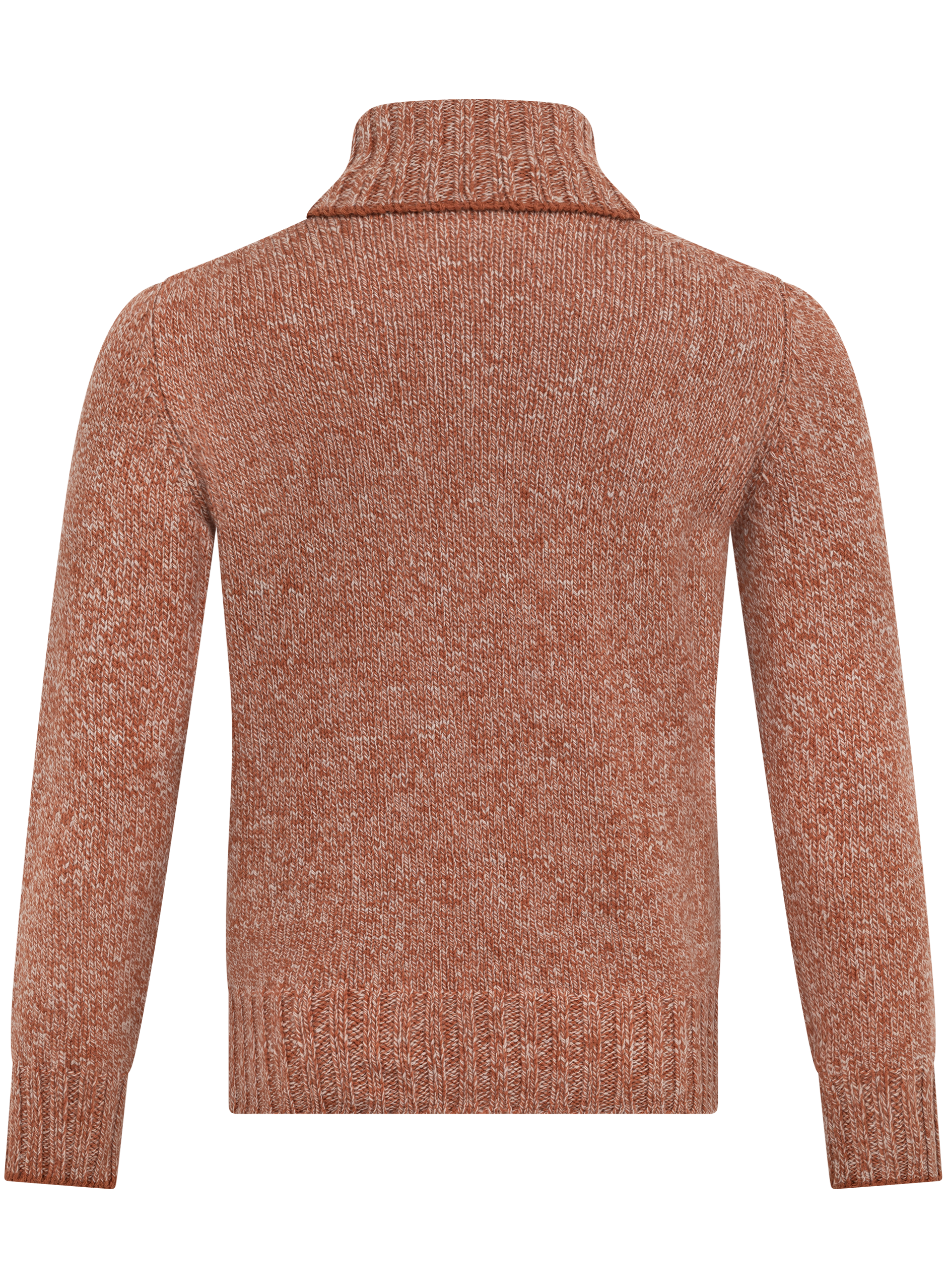 Gemêleerde coltrui van scheerwol | Oranje