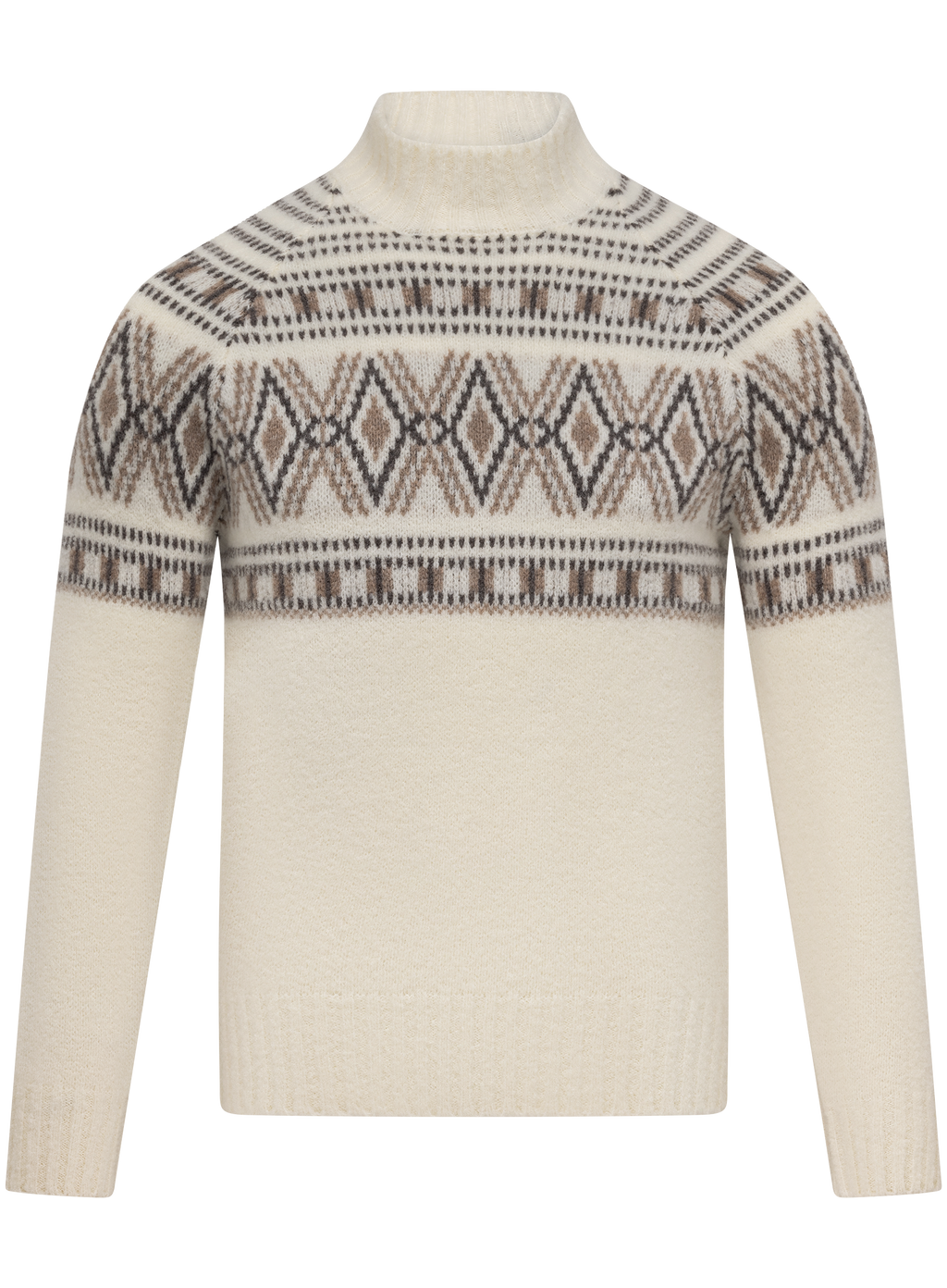 Mock neck trui in wol | ROOM-WIT