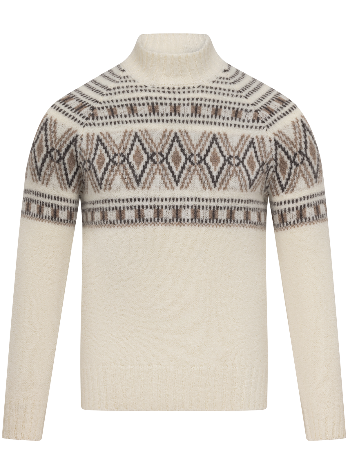 Mock neck trui in wol | ROOM-WIT
