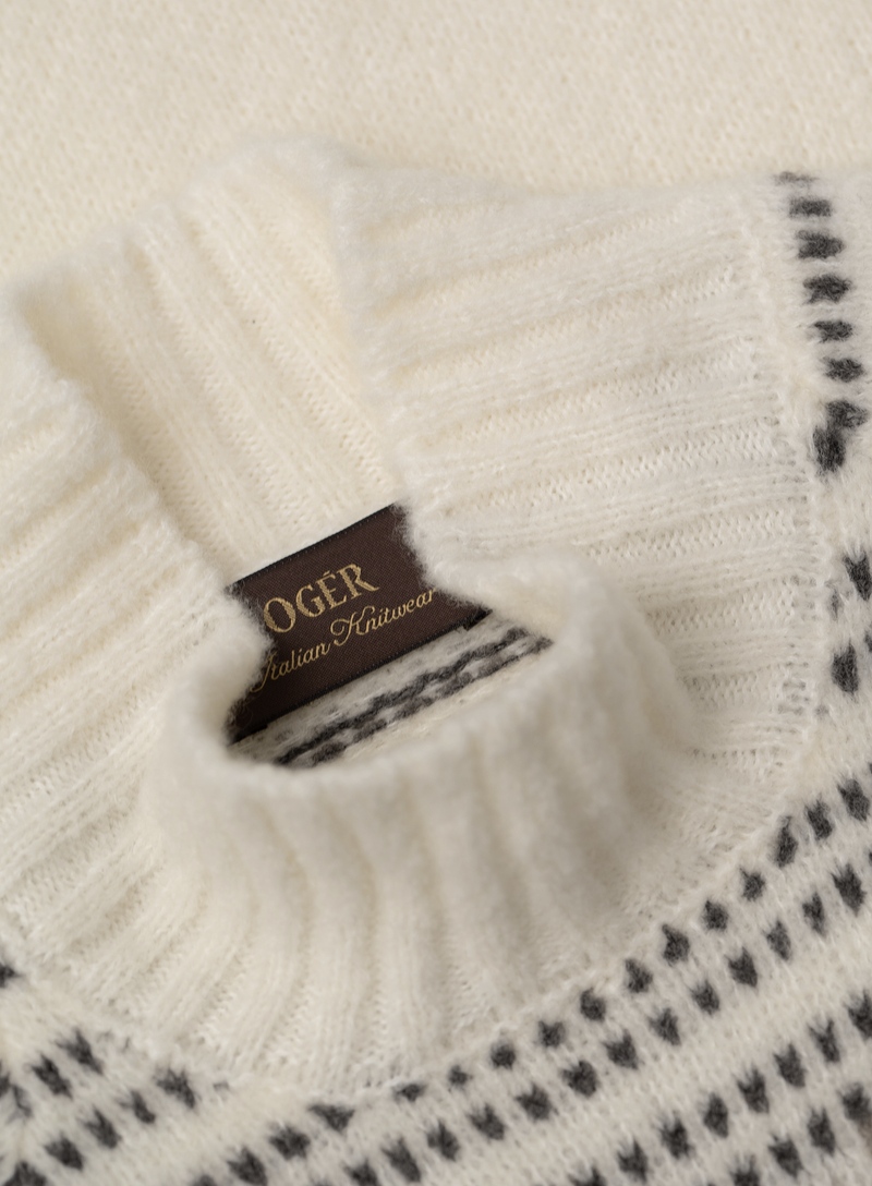 Mock neck trui in wol | FULL_WIDTH ROOM-WIT 