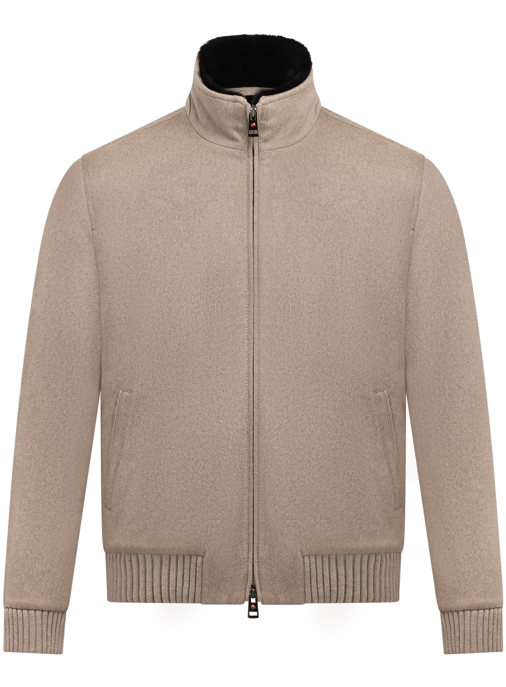 Bomberjack in Cashmere | Beige
