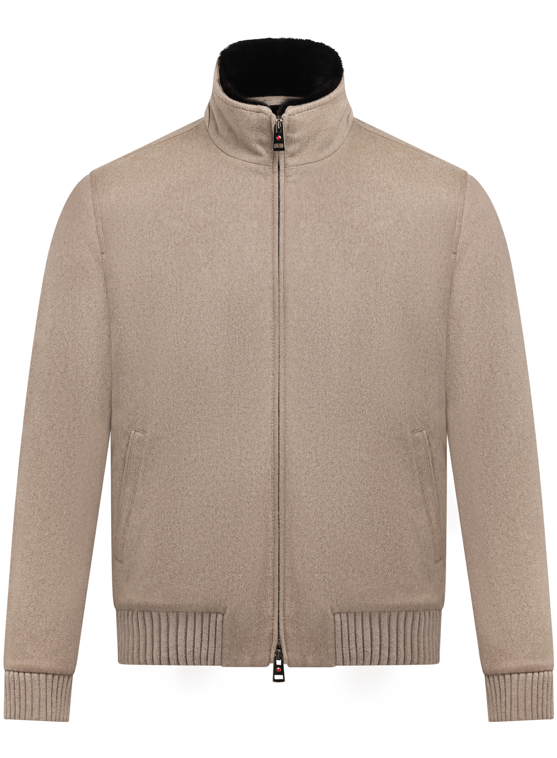 Bomberjack in Cashmere | Beige